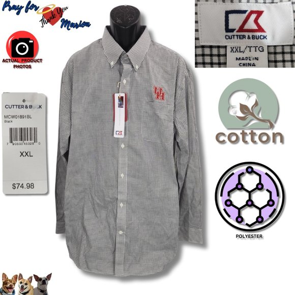 Cutter & Buck Shirts Cutter Buck Xxl University Of Houston